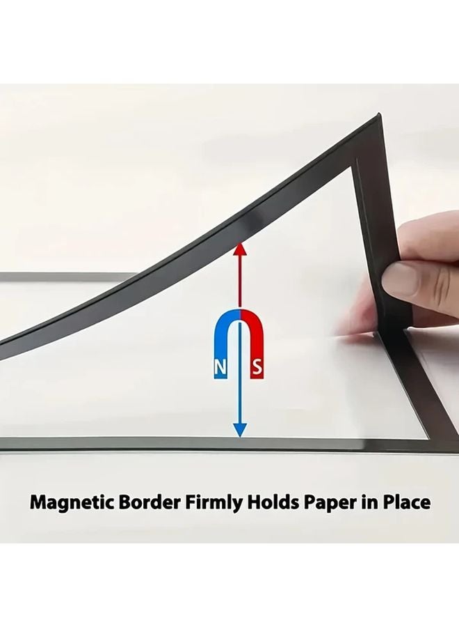 2Pack Vintage Magnetic Diamond Painting Frames 11 81x11 81 Inch Durable Plastic Display - Image 3